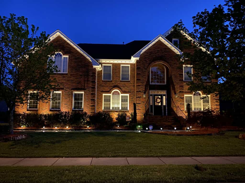 home illumination lighting at night 